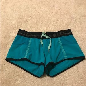 Lululemon Run Shorts - Teal